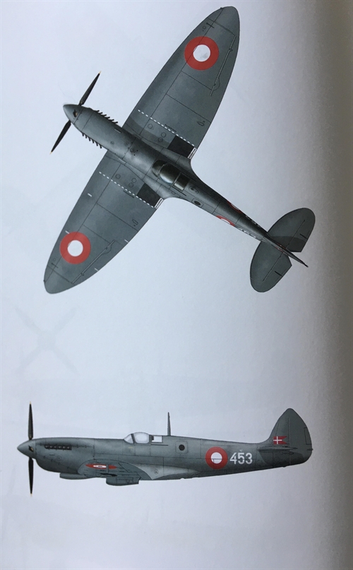 DMC Abziehbilder 1:32 Spitfire Flagge und Kokarden, frühe RDAF